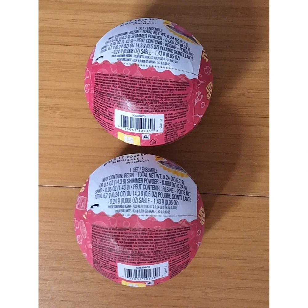 MGA Miniverse Make It Mini Lifestyle Series 2 Mystery Blind Ball Lot of 2 NEW